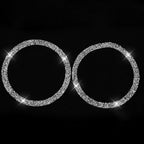 Car Door Horn Ring 2 in 1 Diamond Decorative Sticker for BMW 3 Series E90 / E84 2008-2012, X1 Series Modified 320i / 325i, Door Horn Ring