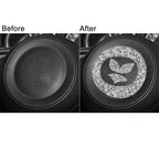 For Mazda CX-5 2017-2018 Car Steering Wheel Panel Diamond Decorative Sticker,Left and Right Drive Universal, Car Steering Wheel Panel