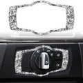 Car Headlight Switch Frame Diamond Decorative Sticker for BMW 3 Series E90 / E92 / E93 2005-2012, Modified 320i / 325i, Headlight Switch Frame