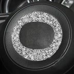 For Mazda CX-5 2017-2018 Car Steering Wheel Circle Diamond Decorative Sticker,Left and Right Drive Universal, Car Steering Wheel Circle