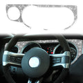 3pcs Car Left Air Outlet Dashboard Diamond Decoration Sticker, Left Hand Drive, Left Air Outlet Dashboard