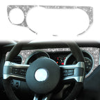 3pcs Car Left Air Outlet Dashboard Diamond Decoration Sticker, Left Hand Drive, Left Air Outlet Dashboard