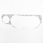 3pcs Car Left Air Outlet Dashboard Diamond Decoration Sticker, Left Hand Drive, Left Air Outlet Dashboard