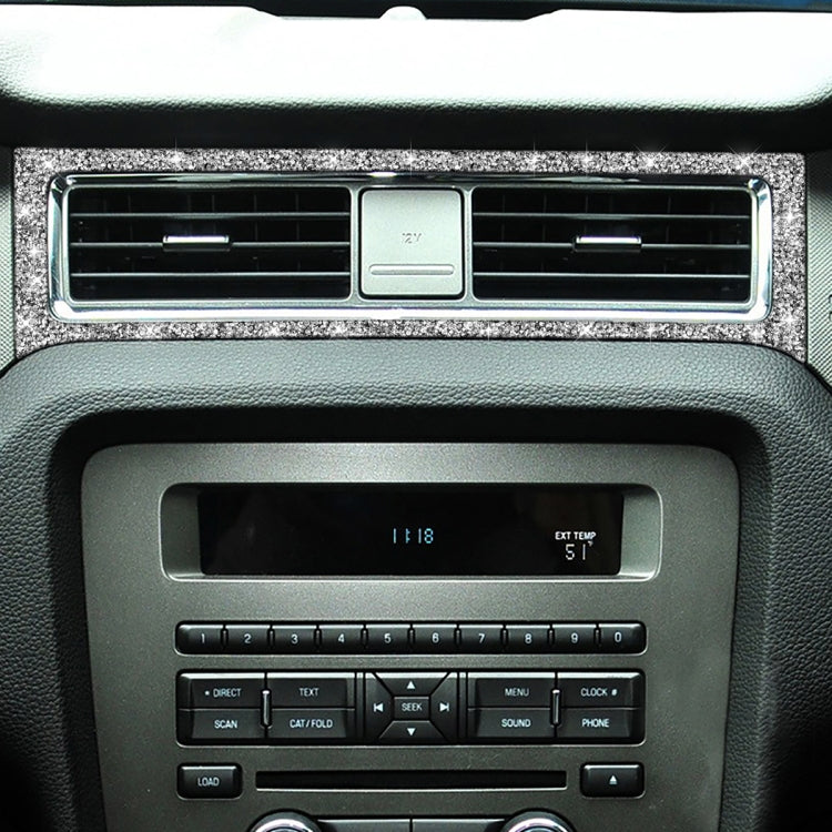 Car Middle Air Outlet Diamond Decoration Sticker, Left Hand Drive, Middle Air Outlet