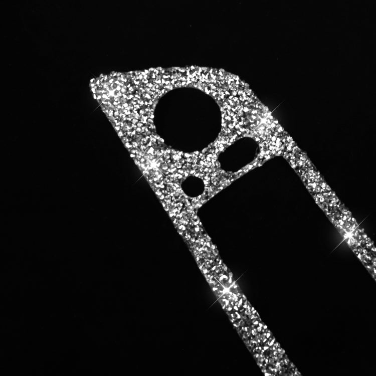 For BMW 3 Series E90 / 320i / 325i 2005-2012 Car Window Lift Panel with Folding Key 35.8cm Diamond Decorative Sticker, Left Drive, Window Lift Panel with Folding Key 35.8cm