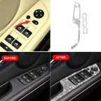 For BMW 3 Series E90 / 320i / 325i 2005-2012 Car Window Lift Panel with Folding Key 35.8cm Diamond Decorative Sticker, Left Drive, Window Lift Panel with Folding Key 35.8cm