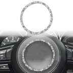 For Mazda CX-5/CX-4 Car Steering Wheel Diamond Decorative Sticker,Left and Right Drive Universal, Car Steering Wheel