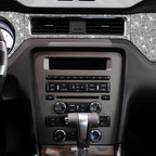 7pcs Car Central Control Dashboard Diamond Decoration Sticker, Left Hand Drive, Central Control Dashboard
