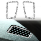 For BMW 3 Series E90 2005-2012 Car Air Outlet Diamond Decorative Sticker, Left Drive, Small Air Outlet
