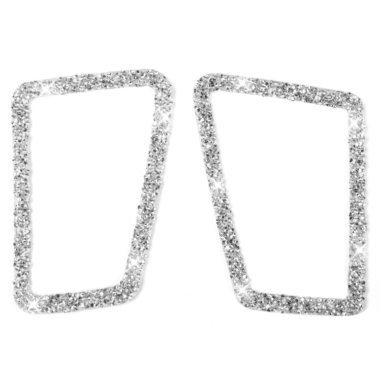 For BMW 3 Series E90 2005-2012 Car Air Outlet Diamond Decorative Sticker, Left Drive, Small Air Outlet