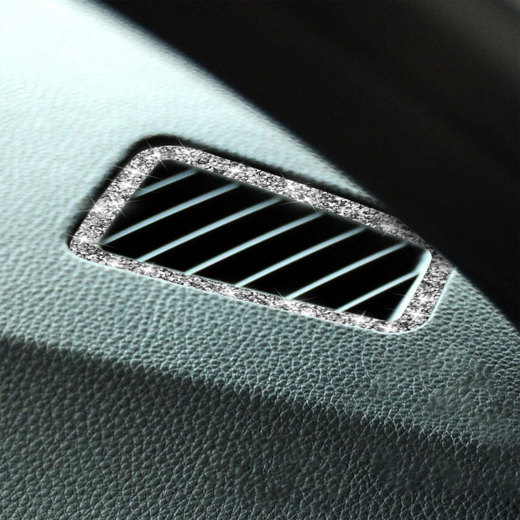For BMW 3 Series E90 2005-2012 Car Air Outlet Diamond Decorative Sticker, Left Drive, Small Air Outlet