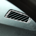 For BMW 3 Series E90 2005-2012 Car Air Outlet Diamond Decorative Sticker, Left Drive, Small Air Outlet