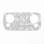 2pcs Car Reading Light Diamond Decoration Sticker, Left Hand Drive, Reading Light