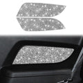 2pcs Car Rear Door Panel Diamond Decoration Sticker, Left Hand Drive, Rear Door Panel