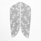 2pcs Car Rear Door Panel Diamond Decoration Sticker, Left Hand Drive, Rear Door Panel