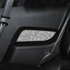 2pcs Car Rear Door Panel Diamond Decoration Sticker, Left Hand Drive, Rear Door Panel