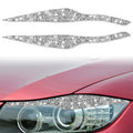 For BMW 3 Series E90 / 318i / 320i / 325i 2005-2008 Car Light Eyebrow Diamond Decorative Sticker, Car Light Eyebrow
