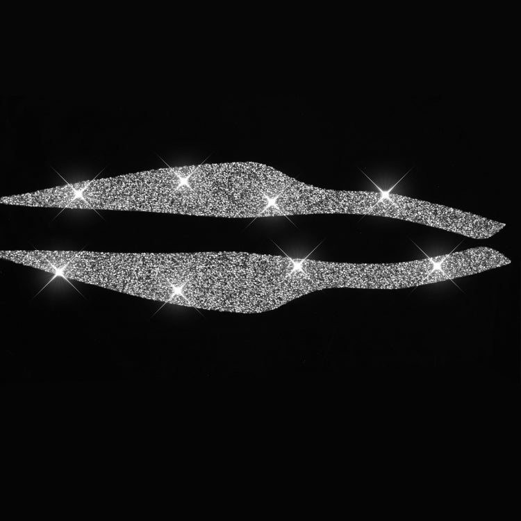For BMW 3 Series E90 / 318i / 320i / 325i 2005-2008 Car Light Eyebrow Diamond Decorative Sticker, Car Light Eyebrow