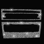 For BMW 3 Series E90 / E92 2005-2012 Car Aircondition CD Control Panel Basic Diamond Decorative Sticker, Aircondition Control Panel Basic B