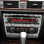 For BMW 3 Series E90 / E92 2005-2012 Car Aircondition CD Control Panel Basic Diamond Decorative Sticker, Aircondition Control Panel Basic B