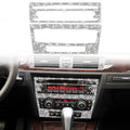 For BMW 3 Series E90 / E92 2005-2012 Car Aircondition CD Control Panel Basic Diamond Decorative Sticker, Aircondition Control Panel Basic A