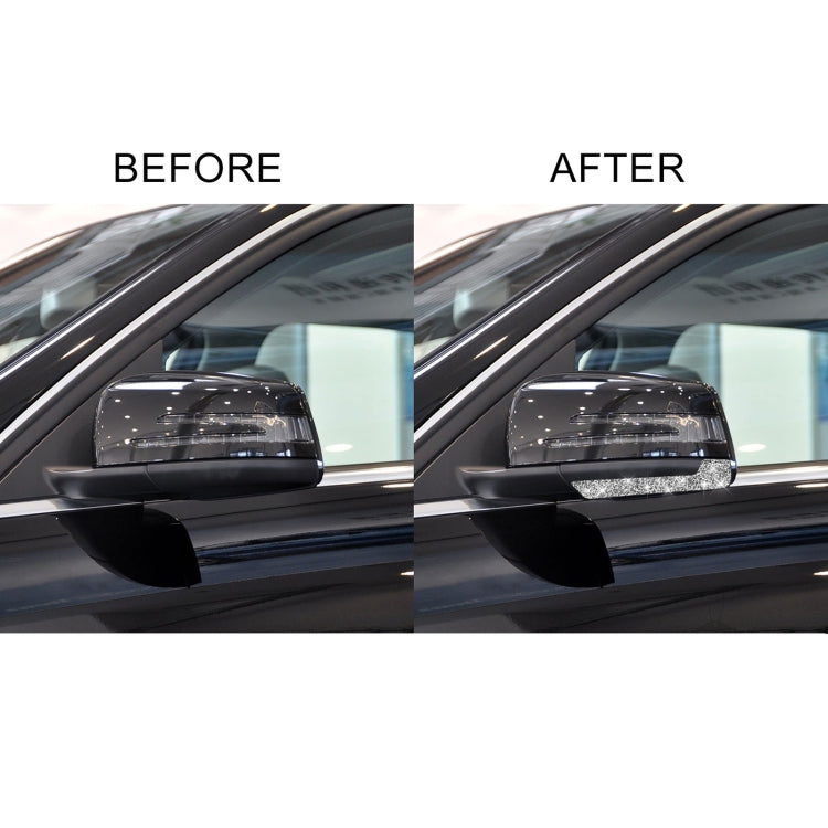 For Mercedes-Benz A/B/C/E Class Car Rearview Mirror Anti-collision Strip A Diamond Decorative Sticker, Left and Right Drive, Rearview Mirror Anti-collision Strip A