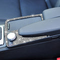 For Mercedes-Benz C-class W204 2007-2013 Car Gear Panel Diamond Decorative Sticker, Left-hand Drive, Gear Panel, Left-hand Drive