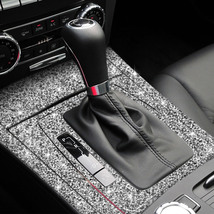 For Mercedes-Benz C-class W204 2007-2013 Car Gear Set Diamond Decorative Sticker, Left-hand Drive, Gear Set, Left-hand Drive