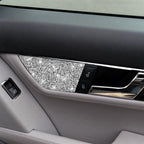 For Mercedes-Benz C-class W204 2007-2013 Car Seat Adjustment A Diamond Decorative Sticker, Left-hand Drive, Seat Adjustment A, Left-hand Drive