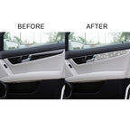 For Mercedes-Benz C-class W204 2007-2013 Car Door Panel Diamond Decorative Sticker, Left and Right Drive, Door Panel
