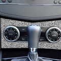For Mercedes-Benz C-class W204 2007-2010 Car AC Panel D Diamond Decorative Sticker, Left and Right Drive, AC Panel D