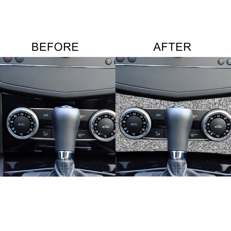 For Mercedes-Benz C-class W204 2011-2013 Car AC Knob Control Panel A Diamond Decorative Sticker, Left and Right Drive, AC Knob Control Panel A