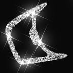 Car Headlight Diamond Decoration Sticker, Left and Right Drive, Headlight