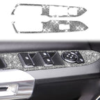 Car Door Lift Panel A Diamond Decoration Sticker, Left Drive, Door Lift Panel A, Left Drive