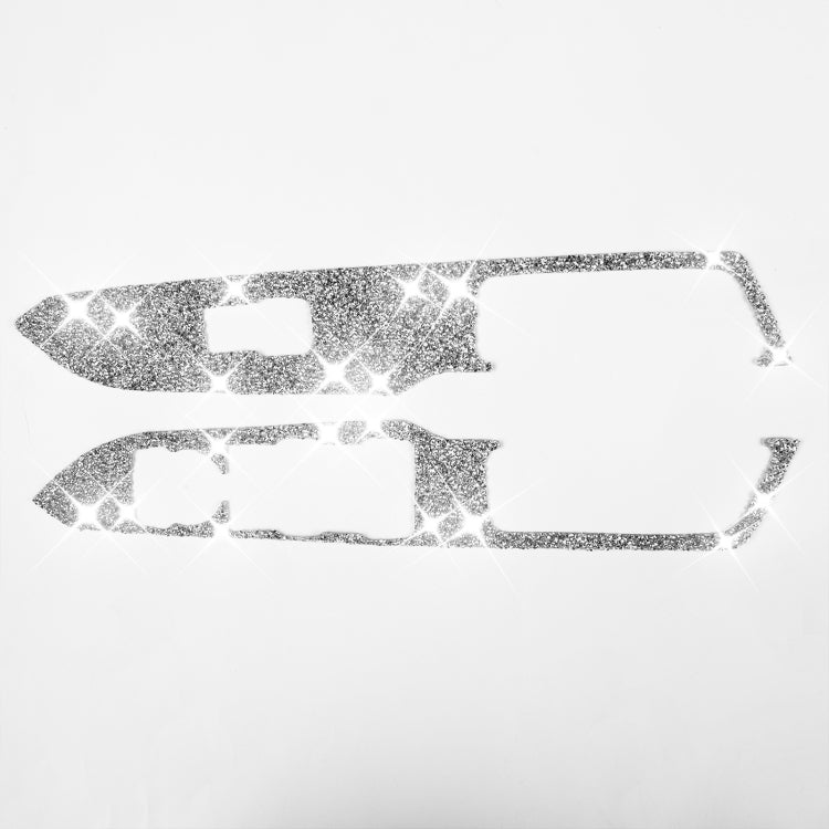 Car Door Lift Panel A Diamond Decoration Sticker, Left Drive, Door Lift Panel A, Left Drive