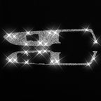 Car Door Lift Panel A Diamond Decoration Sticker, Left Drive, Door Lift Panel A, Left Drive