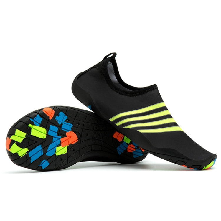 Printed Pattern Non-slip Rubber Thick Bottom Beach Shoes Swimming Shoes Diving Socks for Men, A Pair, 41, 44