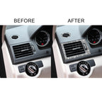 For Mercedes-Benz C-class W204 2007-2010 Car Instrument + Middle + Side Air Outlet Diamond Decorative Sticker, Left and Right Drive, Air Outlet