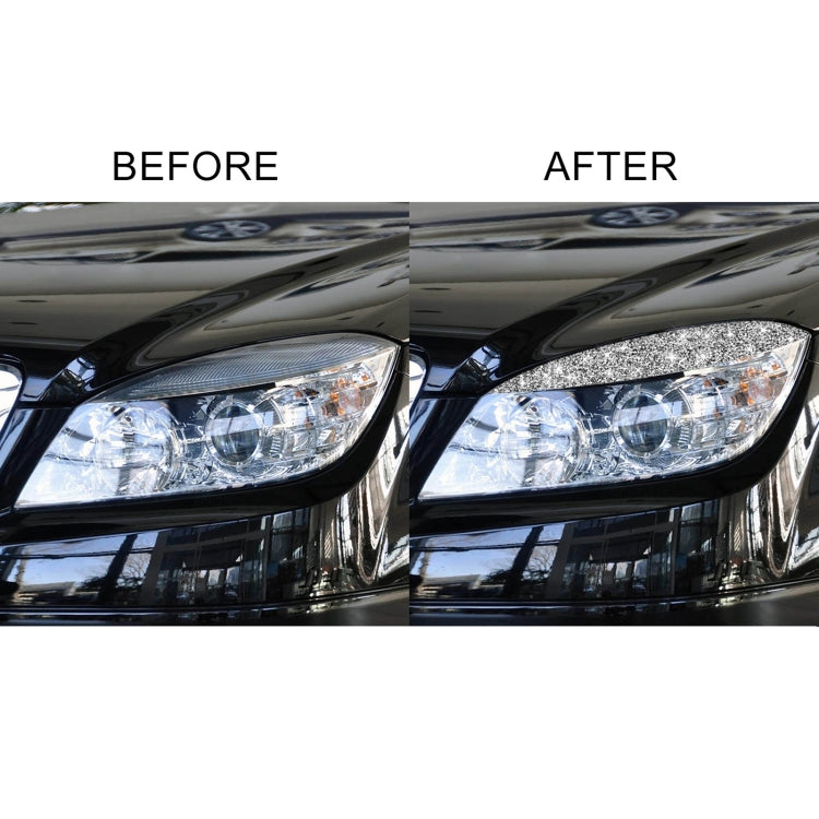 For Mercedes-Benz C-class W204 2008-2011 Car Light Eyebrow Diamond Decorative Sticker, Left and Right Drive, Light Eyebrow