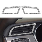 Car Side Air Outlet Diamond Decoration Sticker, Left and Right Drive, Side Air Outlet
