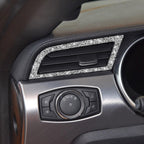 Car Side Air Outlet Diamond Decoration Sticker, Left and Right Drive, Side Air Outlet