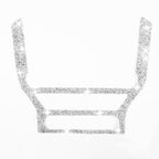 Car CD Panel Diamond Decoration Sticker, Left and Right Drive, CD Panel