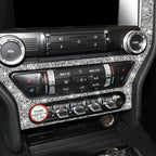 Car CD Panel Diamond Decoration Sticker, Left and Right Drive, CD Panel