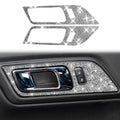 Car Door Inner Handle Panel Diamond Decoration Sticker, Left and Right Drive, Door Inner Handle Panel