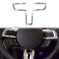 Car Steering Wheel Key Frame Diamond Decoration Sticker, Left and Right Drive, Steering Wheel Key Frame