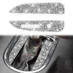 Car Gearshift Panel Diamond Decoration Sticker, Right Drive, Gearshift Panel, Right Drive