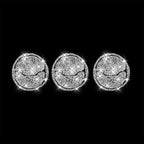 9 in 1 Car Air Outlet Diamond Decoration Sticker, Left and Right Drive, 9pcs Air Outlet