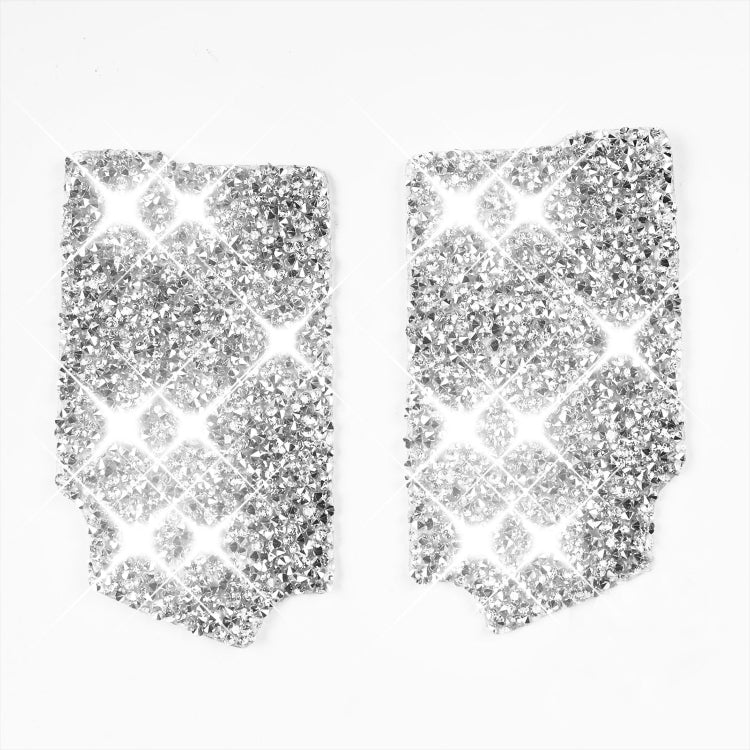 Car Inner Door Bowl Panel Diamond Decoration Sticker, Left and Right Drive, Inner Door Bowl Panel