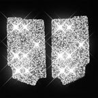 Car Inner Door Bowl Panel Diamond Decoration Sticker, Left and Right Drive, Inner Door Bowl Panel