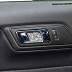Car Inner Door Bowl Panel Diamond Decoration Sticker, Left and Right Drive, Inner Door Bowl Panel